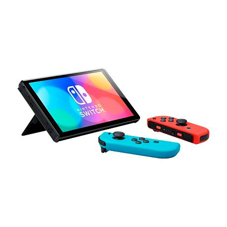 Игровая приставка Nintendo Switch OLED 64 ГБ сине-красный - 2