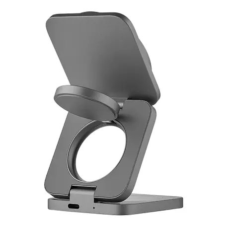 Беспроводное зарядное устройство uBear Balance Slim 35 Вт серый - 3