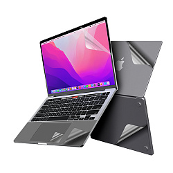Защитная плёнка Mocoll комплект (5 в 1) для Apple MacBook Air 13" (2022 - 2025) , серый