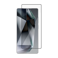 Защитное стекло uBear Extreme Nano Shield 2.5D для Samsung Galaxy S25 Ultra, черная рамка