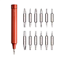 Отвертка с насадками Xiaomi HOTO Precision Screwdriver Kit (24 предметов) красный - 2
