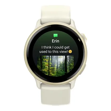 Умные часы Garmin Vivoactive 6 лунно-золотистый (слоновая кость ремешок) - 3
