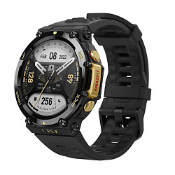 Умные часы Xiaomi Amazfit T-Rex 2 чёрно-золотой