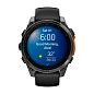 Умные часы Garmin Fenix 8 47 mm Amoled серый (чёрный ремешок) - 2