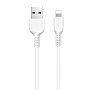 Автомобильное зарядное устройство + кабель Lightning Hoco Z2A 12 Вт, белый - 1