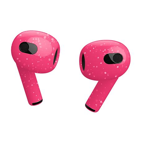 Беспроводные наушники Apple AirPods 3 with MagSafe розовый с блёстками - 2