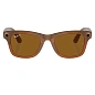 Умные очки Ray-Ban Wayfarer Shiny Caramel, Brown Polarized, (53-22-155mm) - 2