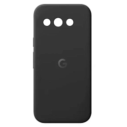 Клип-кейс (накладка) Silicone cover закрытый для Google Pixel 9a силикон, чёрный