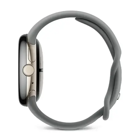 Умные часы Google Pixel Watch 3 41mm золотой (ореховый ремешок) - 3