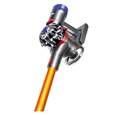 Беспроводной пылесос Dyson V8 Absolute серебристый, жёлтый (SV25) - 4