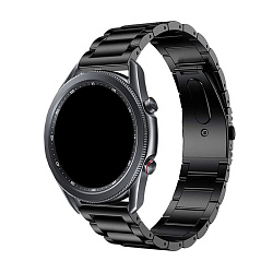 Блочный браслет  ZN37 для Samsung Watch 22mm титан (Уценка) чёрный