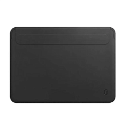 Чехол WIWU Skin Pro 2 Leather Sleeve для Apple MacBook Air 13" (2022 - 2025) чёрный