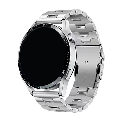Блочный браслет  (звенья) ZN38 для Samsung Watch 22mm титан (Уценка) серебристый