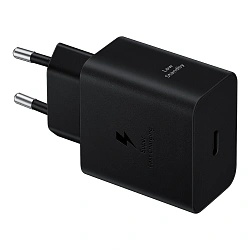 Сетевое зарядное устройство + кабель Type-C - Type-C Samsung EP-T4511 45 Вт чёрный
