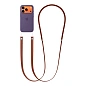Ремешок для Apple iPhone Crossbody Strap коричневый - 2