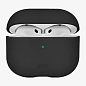 Кобура UNIQ Lyden DS для Apple AirPods 4 искусственная кожа, чёрный