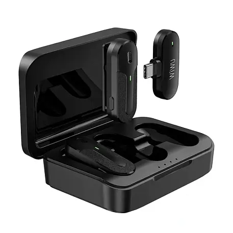 Микрофон петличный WIWU Microphone Duo Wireless Mini чёрный - 3