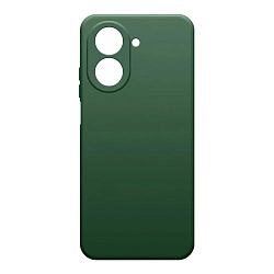 Клип-кейс (накладка) Silicone cover закрытый для Xiaomi Redmi A5 / Poco C71 силикон, тёмно-зелёный