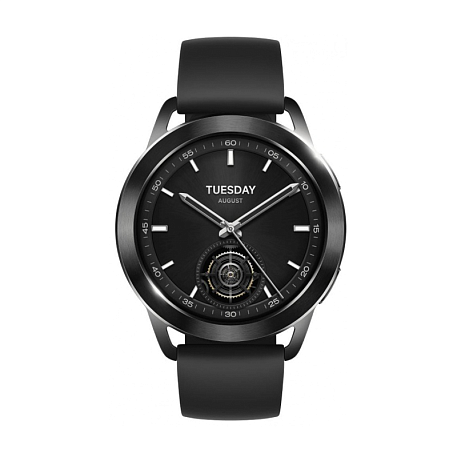 Умные часы Xiaomi Watch S3 чёрный (чёрный ремешок) - 2