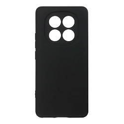 Клип-кейс (накладка) Silicone cover закрытый для Xiaomi Redmi Note 15 Pro 5G силикон, чёрный