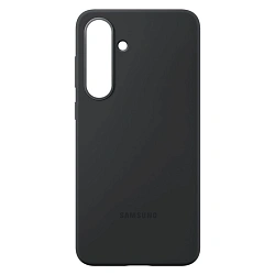 Клип-кейс (накладка) для Samsung Galaxy S25 FE силикон, чёрный
