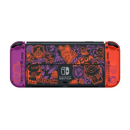 Игровая приставка Nintendo Switch OLED 64 ГБ красно-фиолетовый (Pokemon) - 2