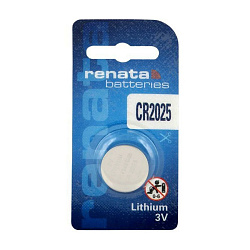 Батарейка Renata Lithium DL CR 2025-1BL, 1шт