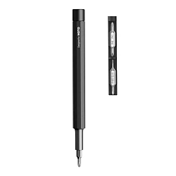 Карманная отвертка HOTO Pocket Precision Screwdriver SE (4 шт предметов) чёрный