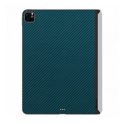 Клип-кейс (накладка) Pitaka MagEZ Case 2 для Apple iPad Pro 11" (2020 /  2021 / 2022) (Уценка) чёрно-синий (полоска)