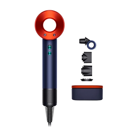 Фен Dyson Supersonic HD15 синий, оранжевый (футляр) - 3
