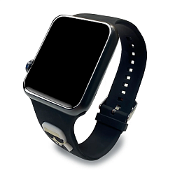 Ремешок CG Mobile Lagerfeld Karl Head для Apple Watch 44 / 45 / 46 / 49mm силикон (Уценка) чёрный