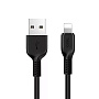 Автомобильное зарядное устройство + кабель Lightning Hoco Z23 12 Вт, чёрный - 1