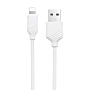 Сетевое зарядное устройство + кабель Lightning Hoco C12A 12 Вт, белый - 1