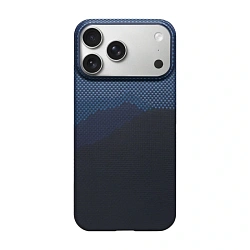 Клип-кейс (накладка) Pitaka Ultra-Slim Case для Apple iPhone 17 Pro Max кевлар (арамид), "за горизонт" (KI1704OPM)