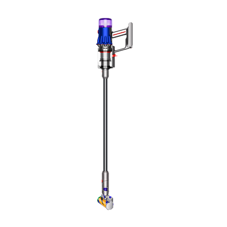 Беспроводной пылесос Dyson V12 Detect Slim Fluffy никель, синий (SV46) - 3