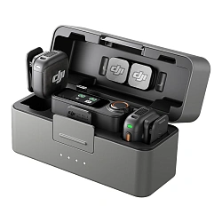 Микрофон беспроводной DJI MIC 3 (2 TX + 1 RX + Charging Case), чёрный