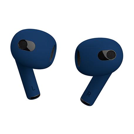 Беспроводные наушники Apple AirPods 3 тёмно-синий матовый (полная покраска) (5010) - 2