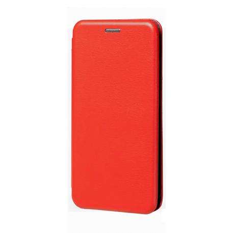 Чехол-книжка для Realme C33 искусственная кожа, красный - 2