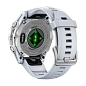 Умные часы Garmin Fenix 8 43mm серебристый (белый ремешок) - 3