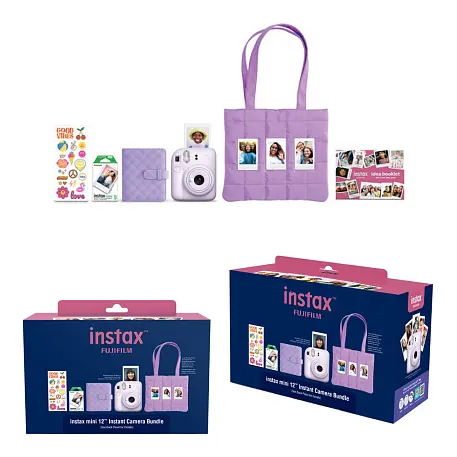 Фотоаппарат моментальной печати Fujifilm Instax Mini 12 Gift Edition голубой - 5