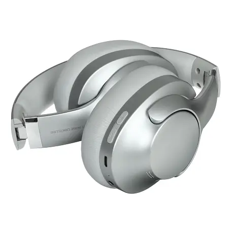 Беспроводные наушники Deppa Stereo Ultra ANC серебристый - 4