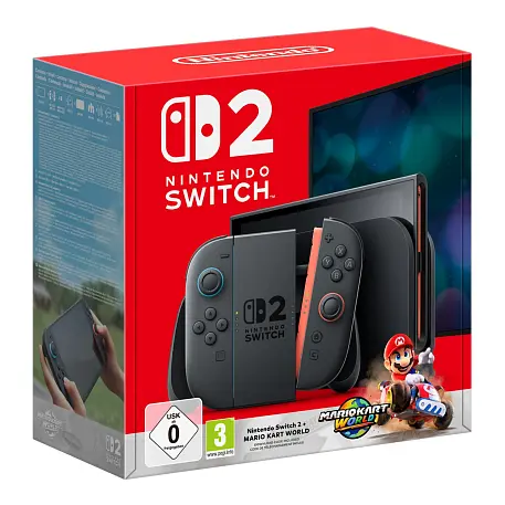 Игровая приставка Nintendo Switch 2 256 ГБ чёрный (Mario Kart World) - 6