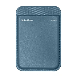 Кардхолдер Native Union (Re) Classic Wallet для Apple iPhone поликарбонат, древесная целюлоза, тёмно-синий