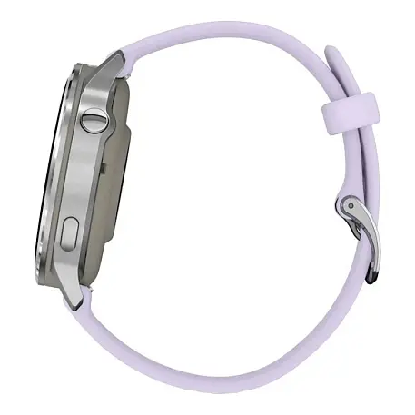 Умные часы Garmin Venu 4 41mm серебристый (сиренево-голубой ремешок) - 5