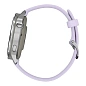 Умные часы Garmin Venu 4 41mm серебристый (сиренево-голубой ремешок) - 5