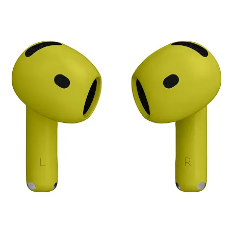 Беспроводные наушники Apple AirPods 4 (ANC) жёлтый глянец (полная покраска) (1016) - 2