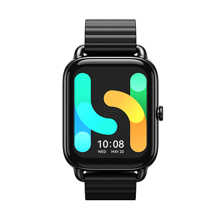 Умные часы Xiaomi Haylou RS4 Plus Serial чёрный (чёрный ремешок) - 2