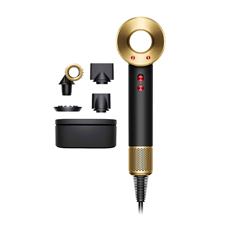 Фен Dyson Supersonic HD15 чёрный, золотой (футляр) - 3