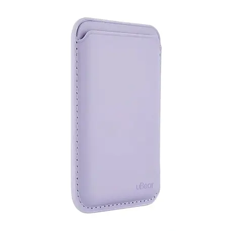 Кардхолдер uBear Leather Shell Case для Apple iPhone кожа, лавандовый - 4