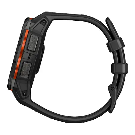 Умные часы Garmin Instinct 3 45mm Solar Black чёрный (чёрный ремешок) - 3